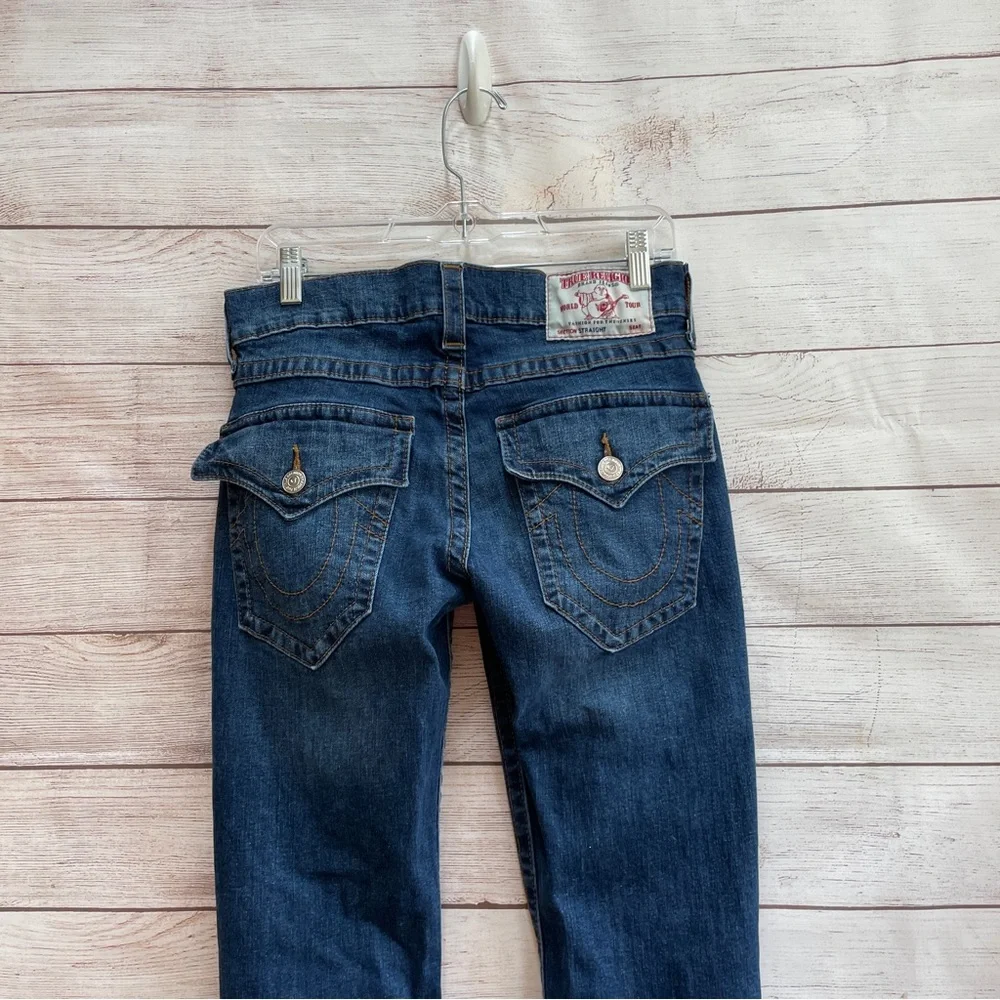 TRUE RELIGION STRAIGHT‎ FLAP JEANS